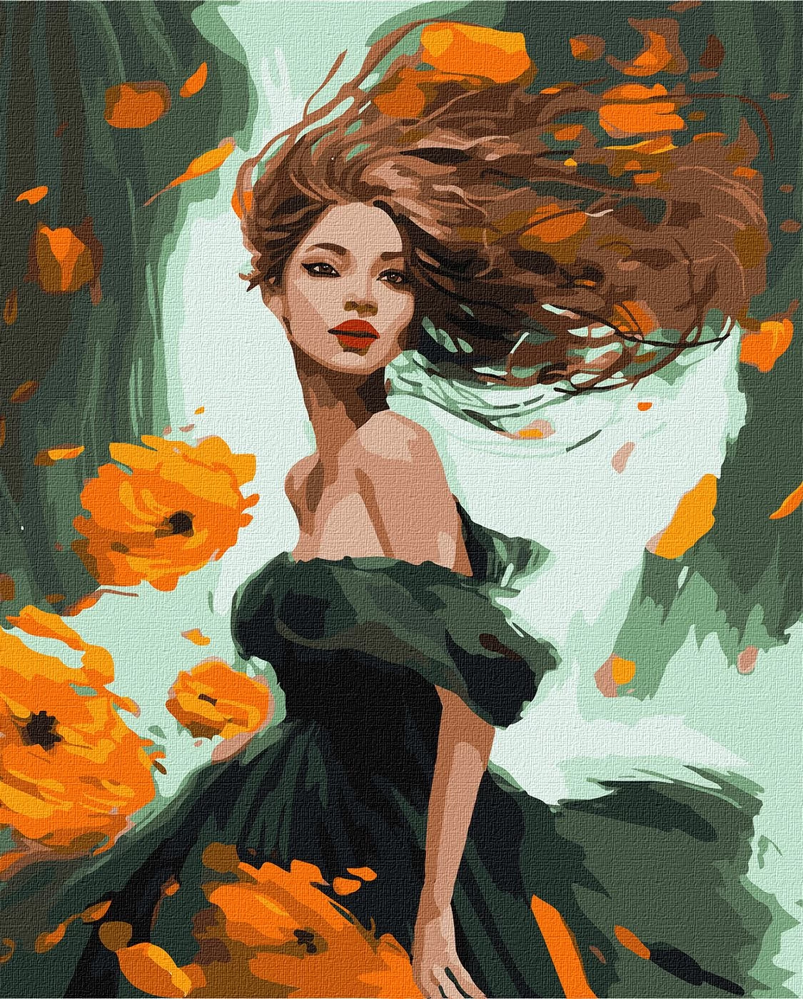 Tablou pe numere "Valtoarea emotiilor" 40x50 cm KHO8336