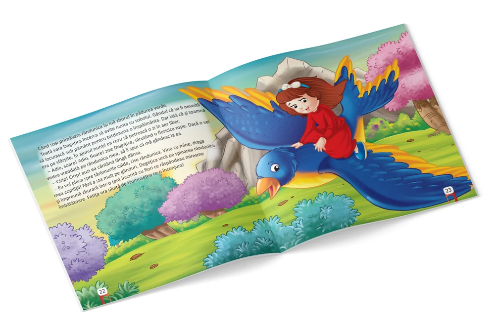 Citesc cu drag. Degețica