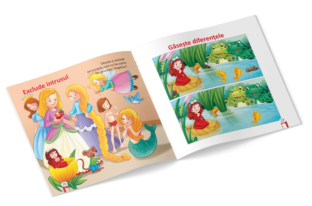 Citesc cu drag. Degețica