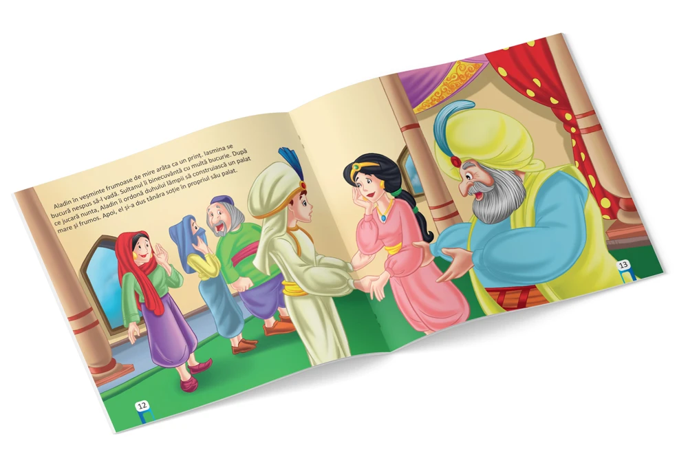 Citesc cu drag. Aladin și lampa fermecată