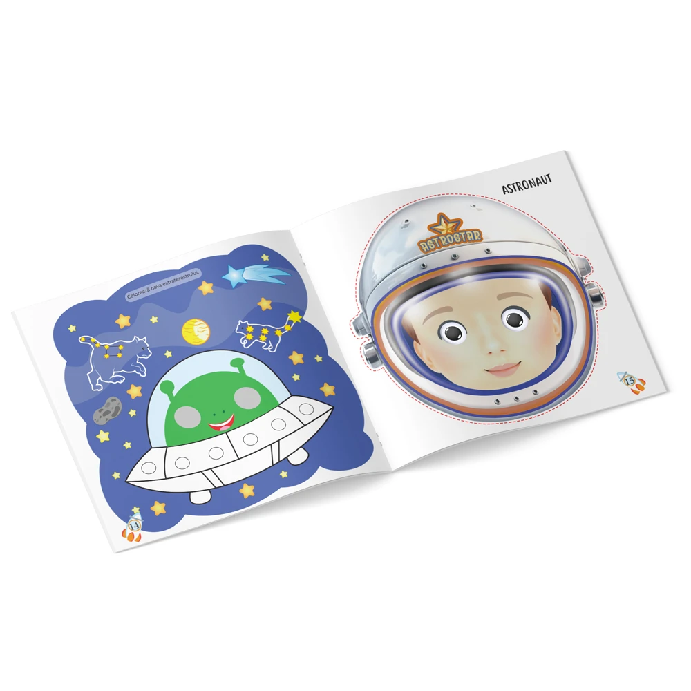 Măști cu activități. Profesii pentru băieți