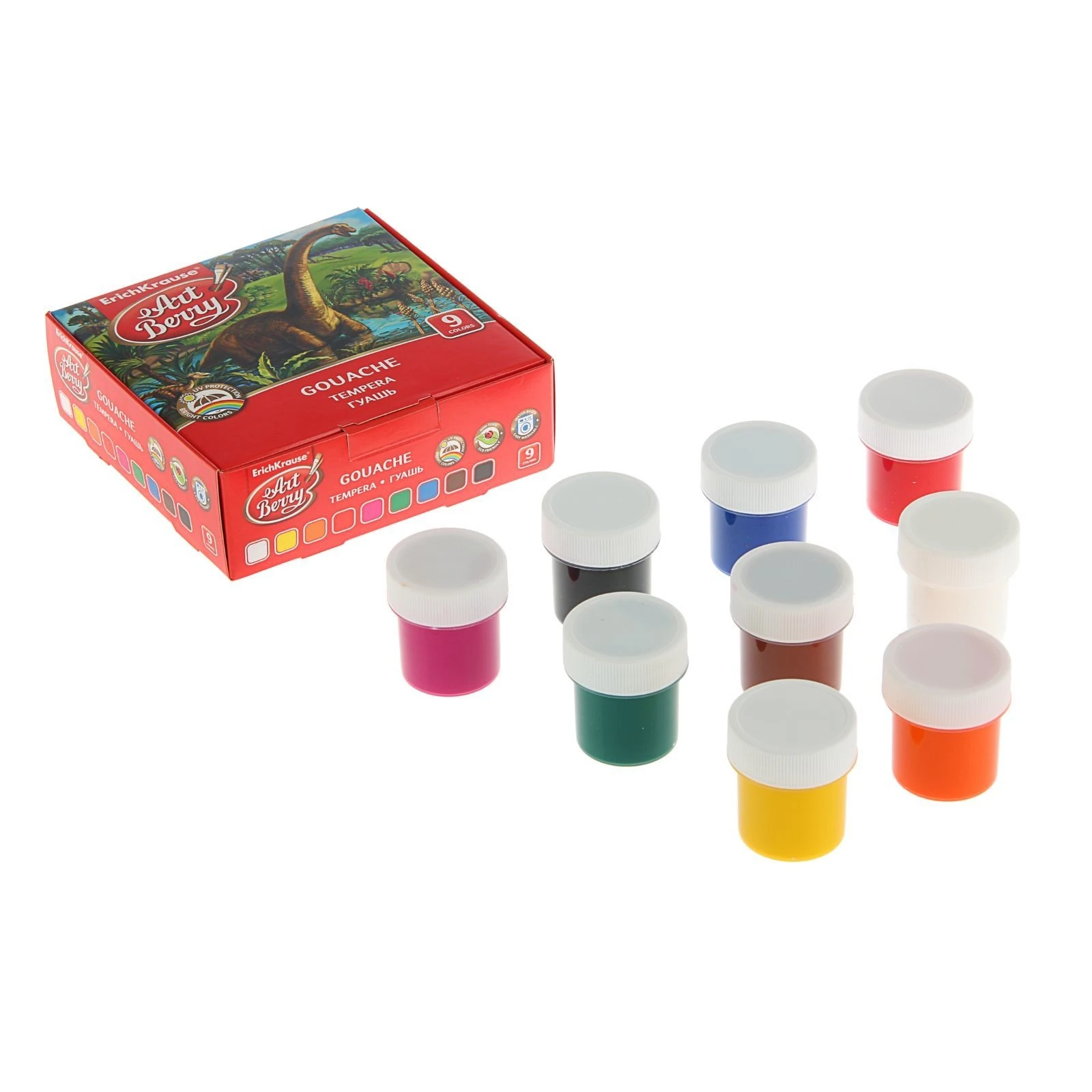 Guașă ArtBerry® cu protectie UV 9 culori