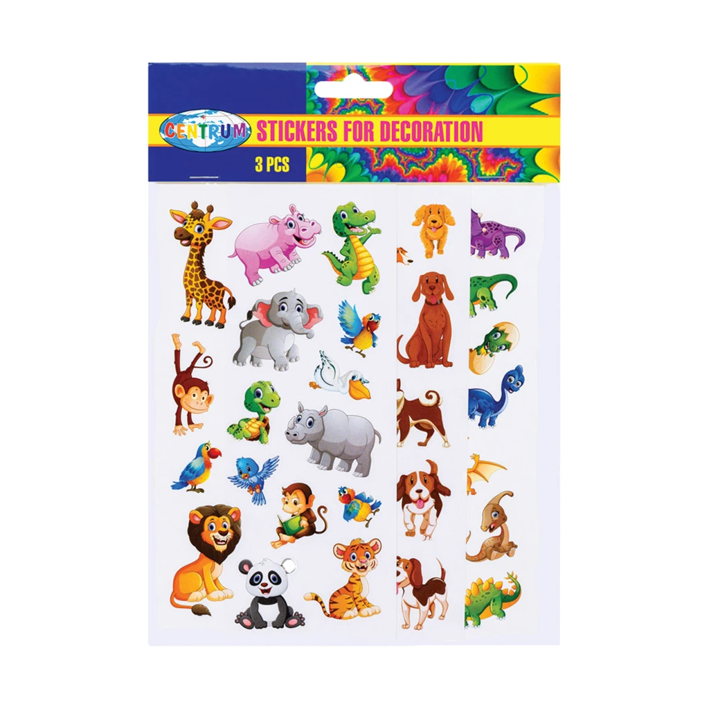 Abtibilduri decorative ZOO 190x100mm