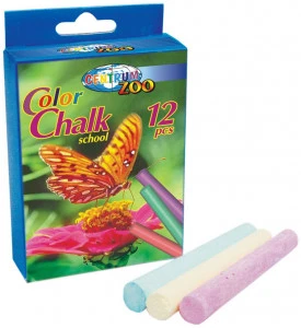 Cretă școlară color 12 buc.