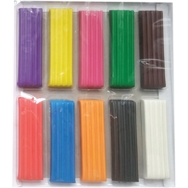 Plastilină 10 cul.200gr.