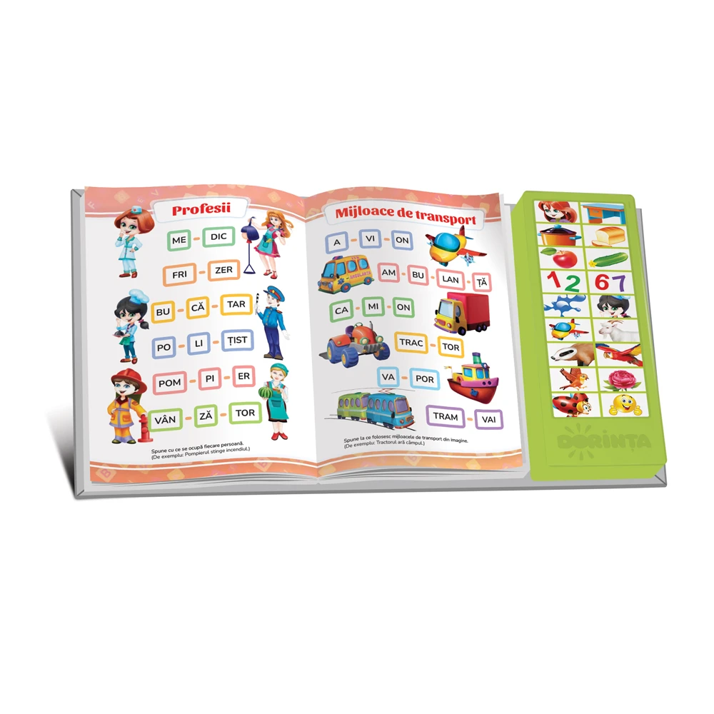 Carte cu sunete. Învăț să citesc