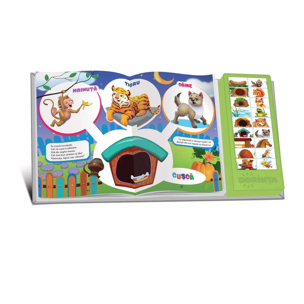 Carte cu sunete. Cine unde locuiește