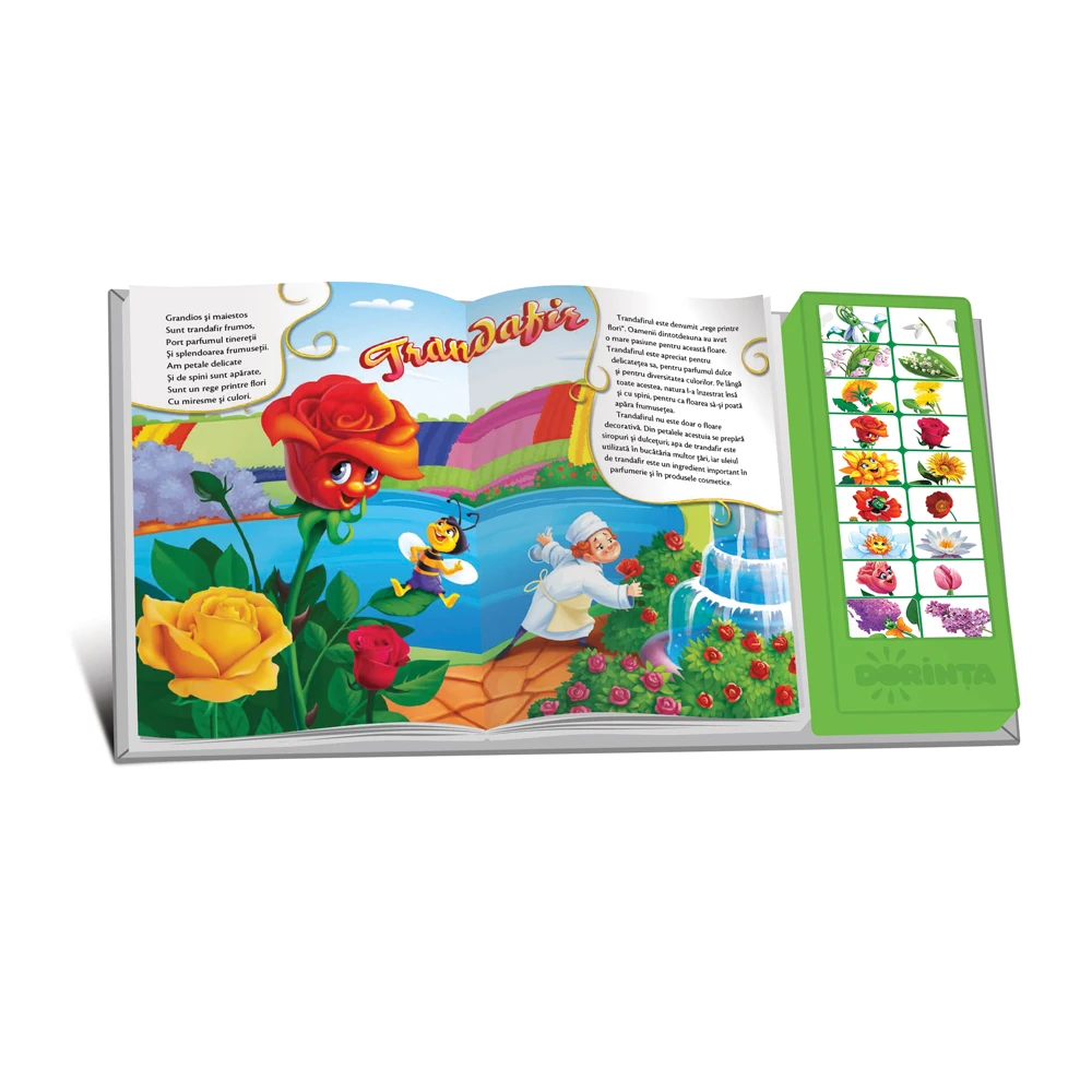 Carte cu sunete. Cele mai frumoase flori
