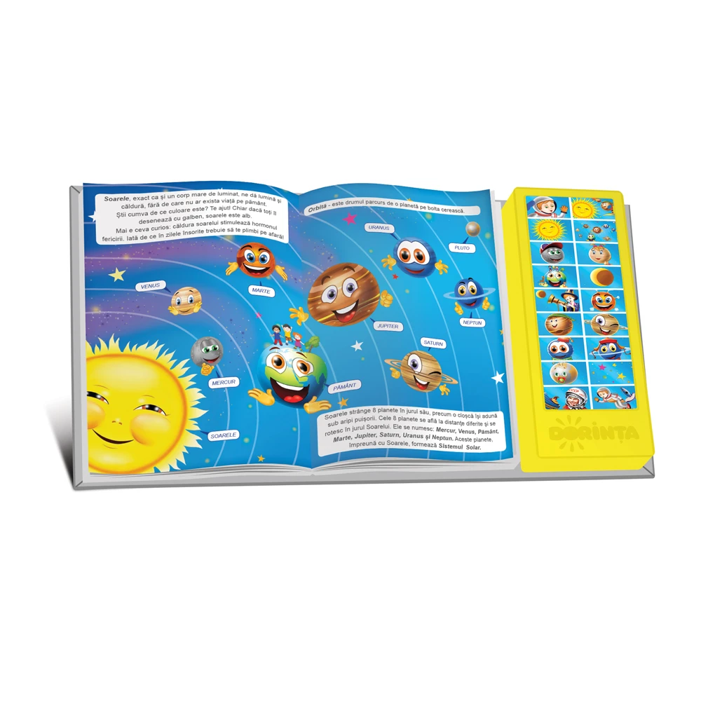 Carte cu sunete. Spațiul cosmic