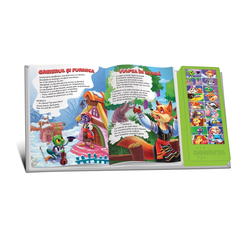 Carte cu sunete. Fabule