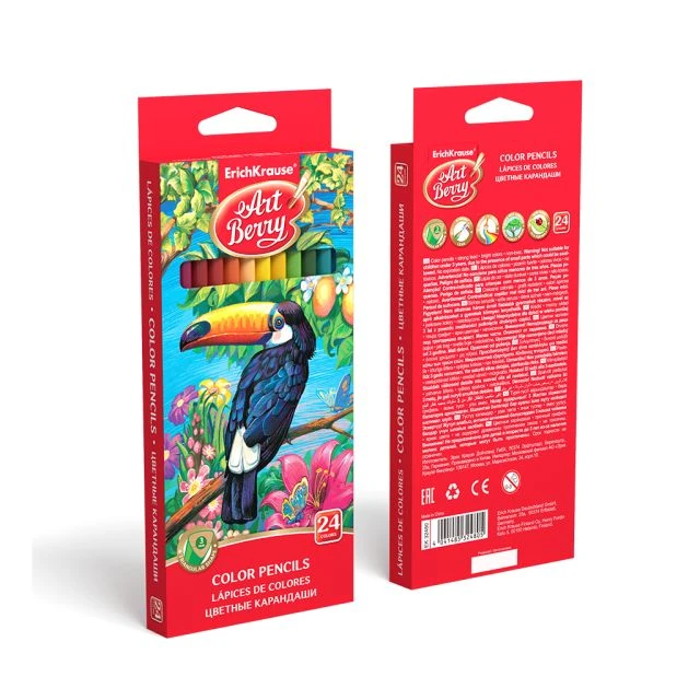 Creioane color triunghiulare 24 cul ArtBerry