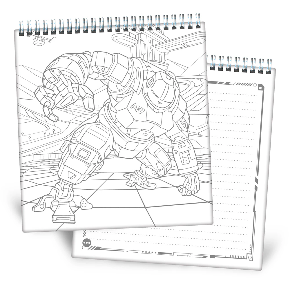 Roboţii campioni. Coloring book.