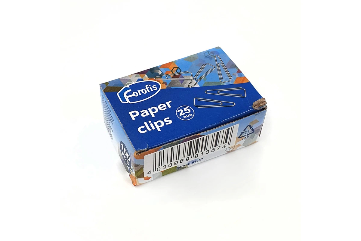 Clame 25mm nickel triang.