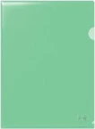 Dosar Plastic A4 Classic verde transparent