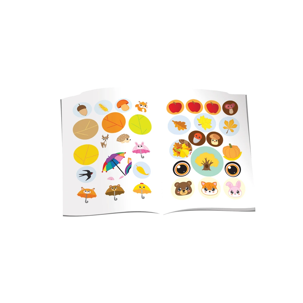 Jocuri de Toamna, cu autocolante (3+)