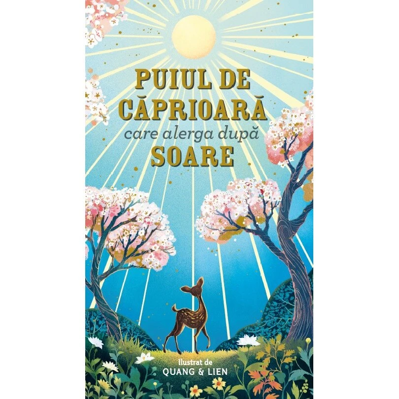 Puiul de caprioara care alerga dupa soare