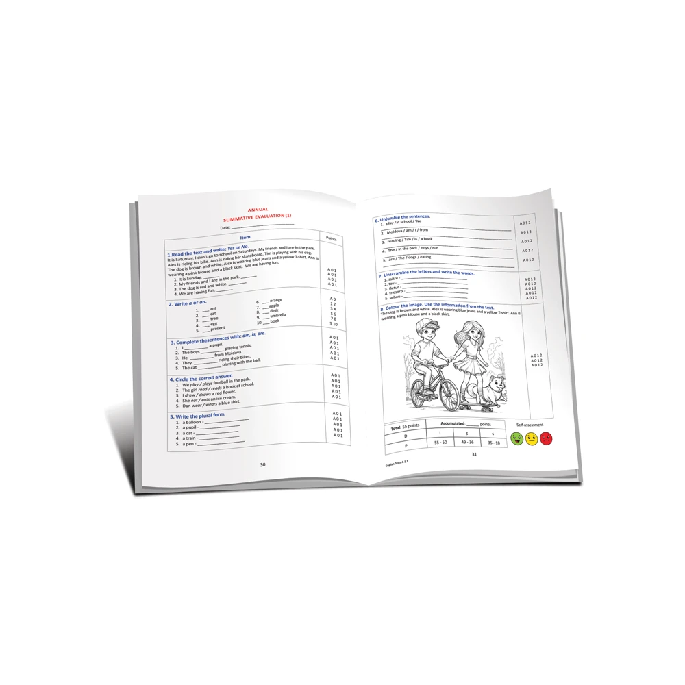 English Tests : Level A1.1 (cl.2)