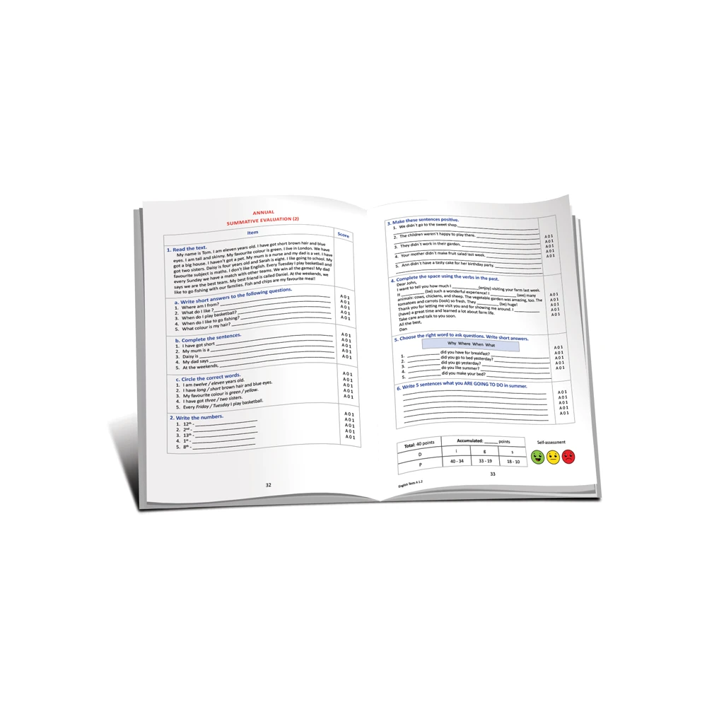 English Tests. Level A1.2 (cl.3)