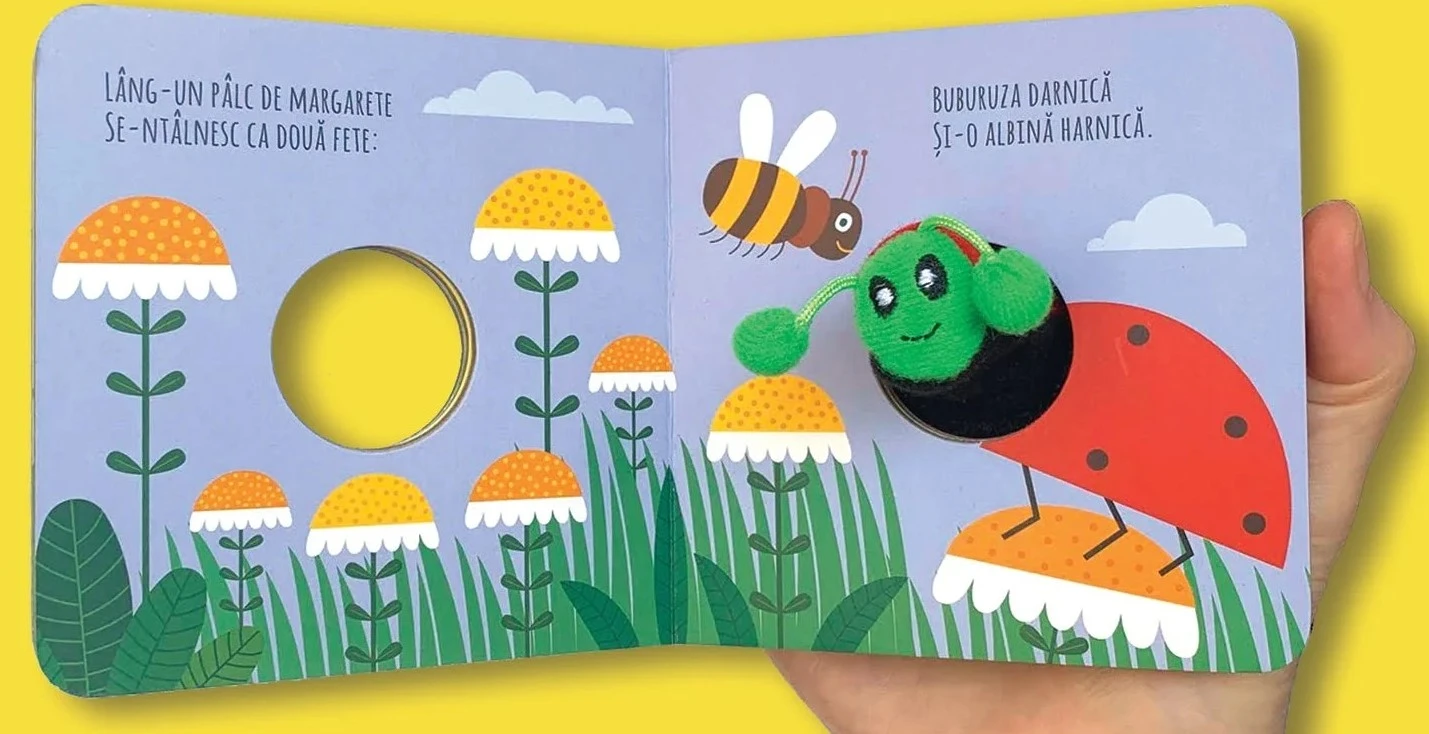 Buburuza. Carte cu păpușă de deget