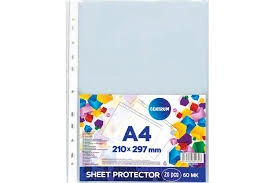 Folie plastic A4 20buc. 0.060mm