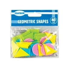 Figuri geometrice plastic set 40buc