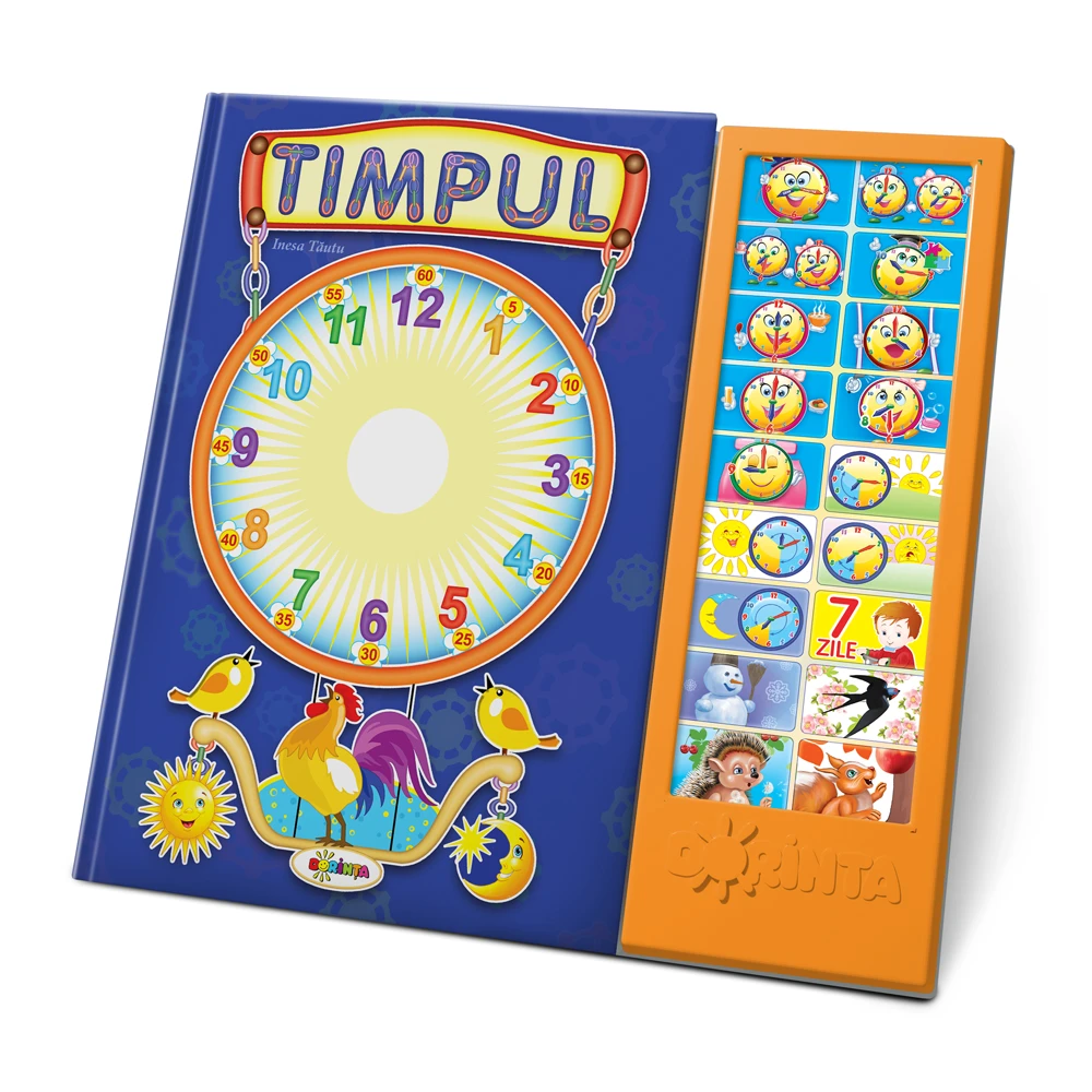 Carte cu sunete. Timpul + poezii