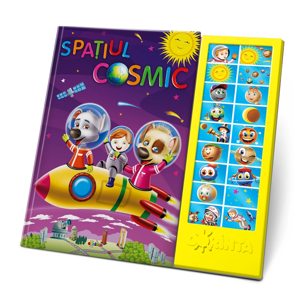 Carte cu sunete. Spațiul cosmic