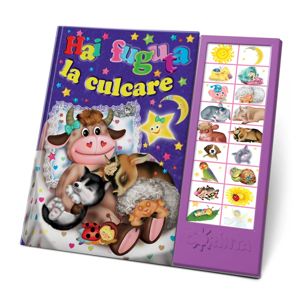 Carte cu sunete. Hai fuguța la culcare