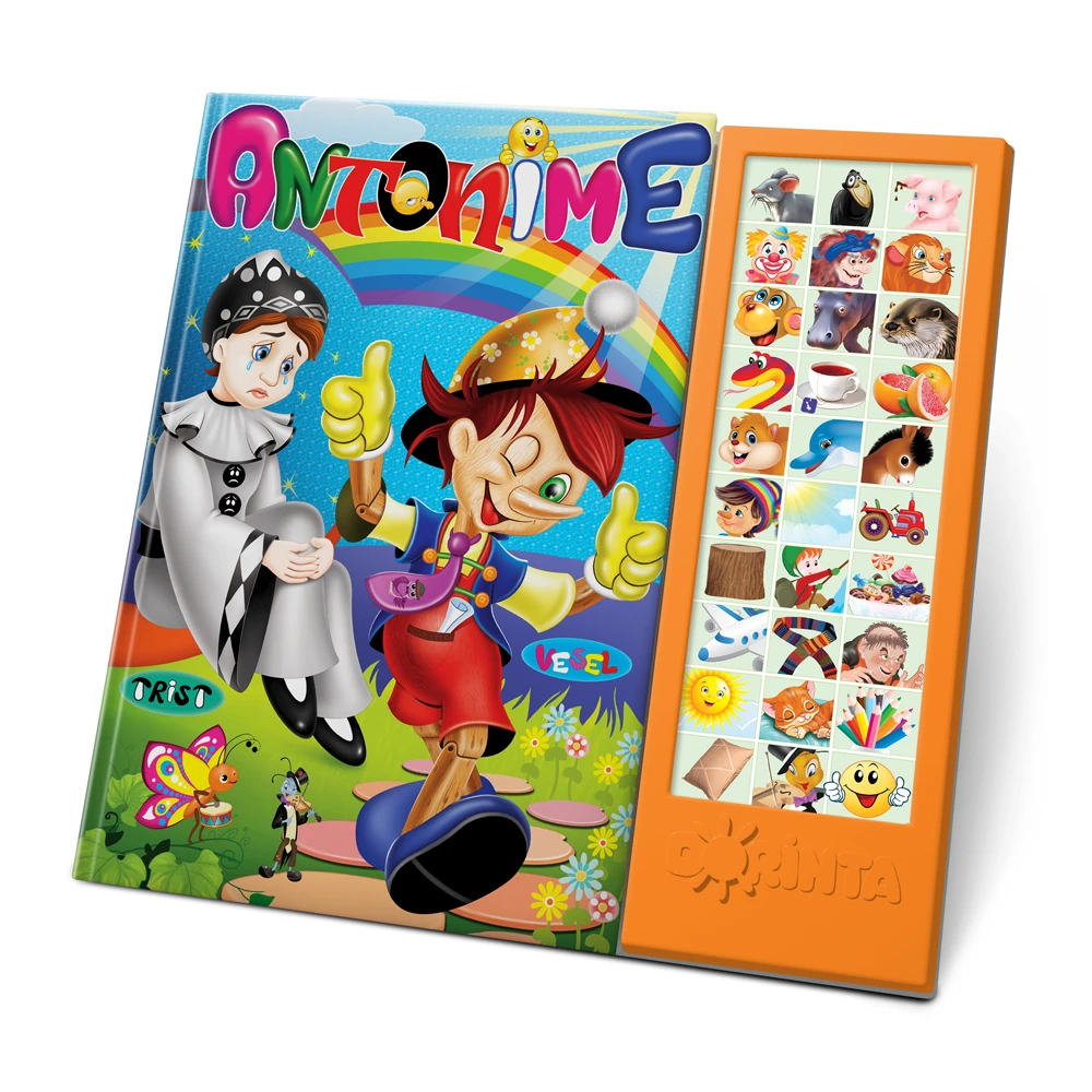 Carte cu sunete. Antonime