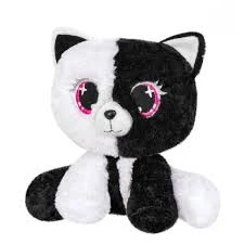 Pisică Duo negru 25 cm