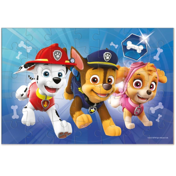 Puzzle-mini «Marshall, Chase și Skye», seria Patrula cățelușilor, 35 elem.