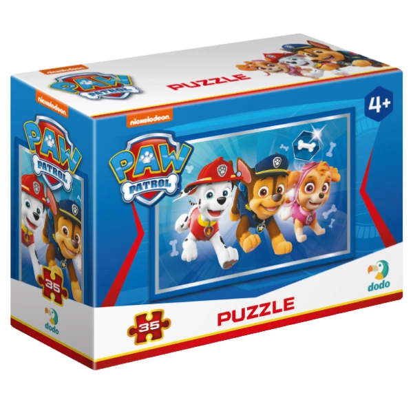 Puzzle-mini «Marshall, Chase și Skye», seria Patrula cățelușilor, 35 elem.