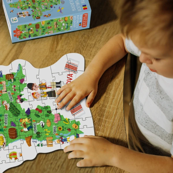 Puzzle “Harta Moldovei"