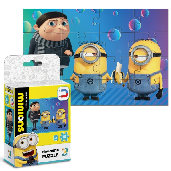 Puzzle magnetic «Copilaria lui Gru», seria Minions, 16 elem.