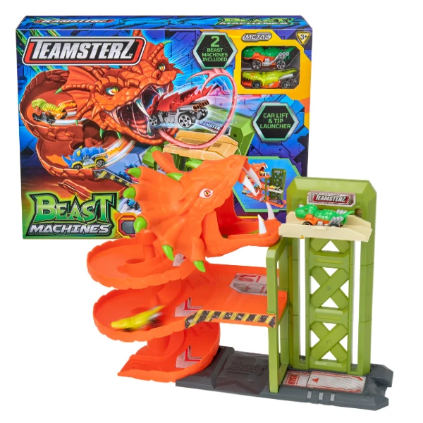 Set de joacă: «Cuibul șarpelui» cu 2 mașinuțe, Teamsterz