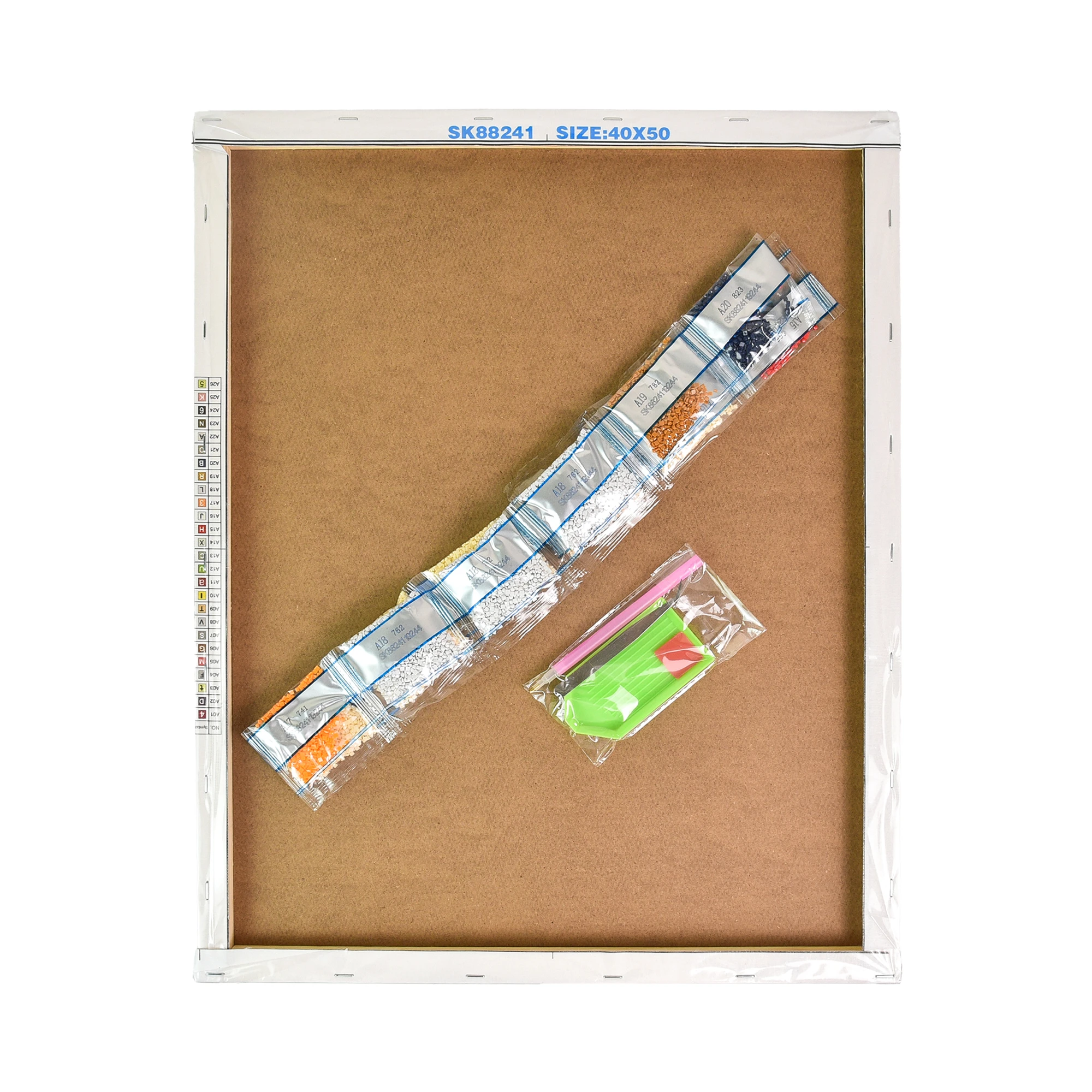 Mozaica cu Diamante 40x50 cm "Pisicile printre flori"