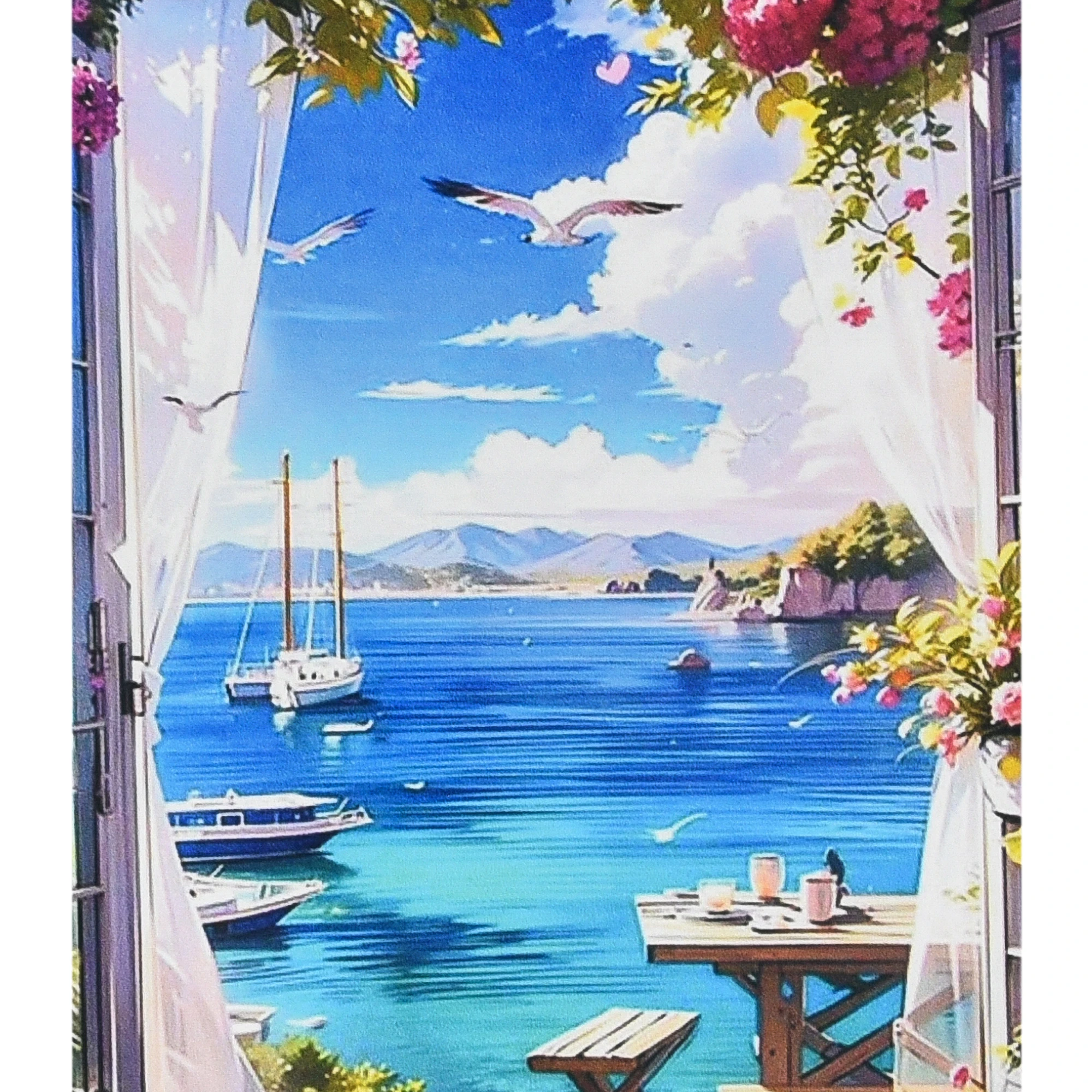 Mozaica cu Diamante 40x50 cm "Colțul liniștii"