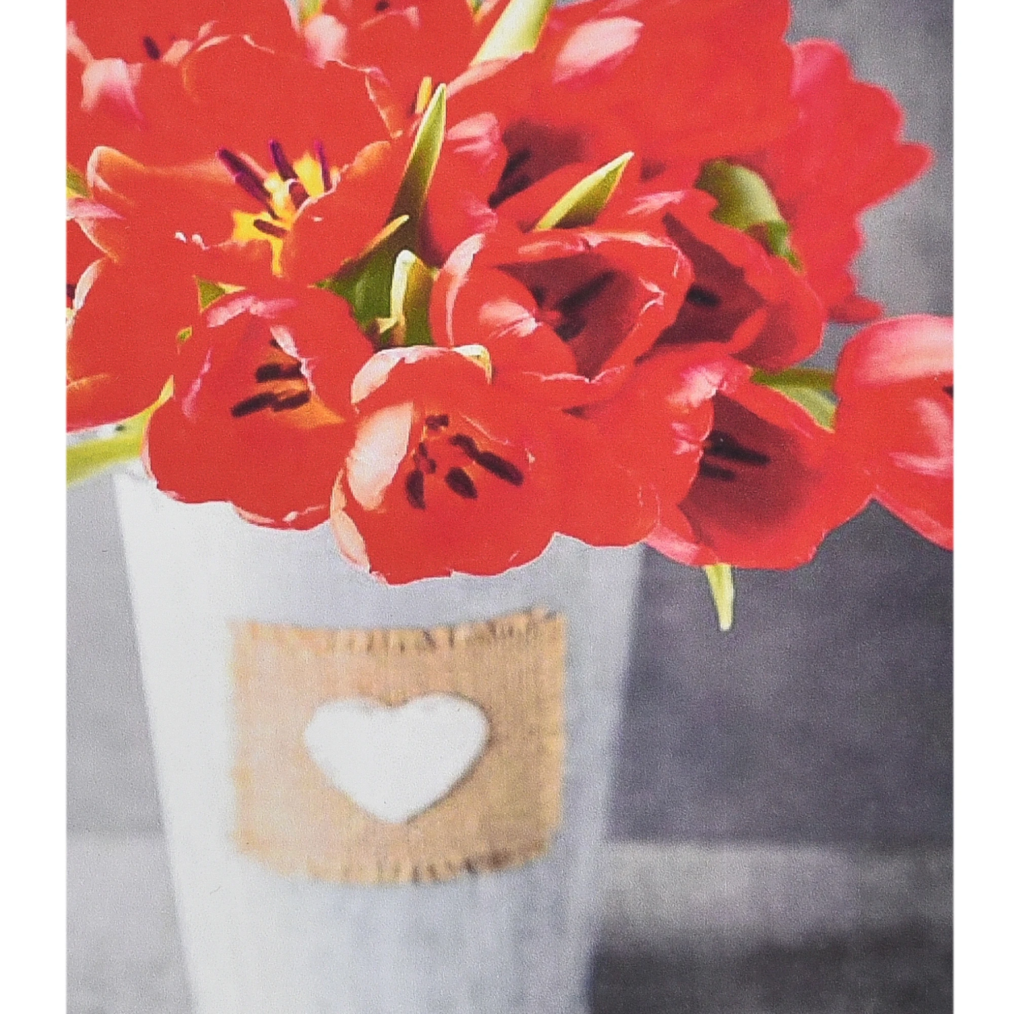 Mozaica cu Diamante 30x40 cm "Lalele roșii"