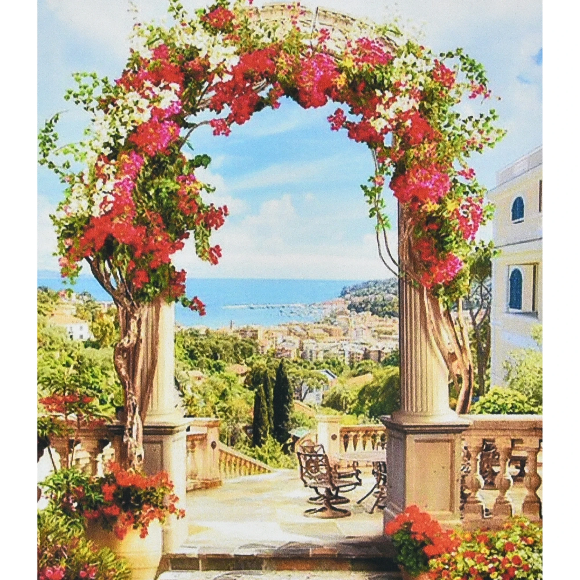 Mozaica cu Diamante 30x40 cm "Arcul cu flori"