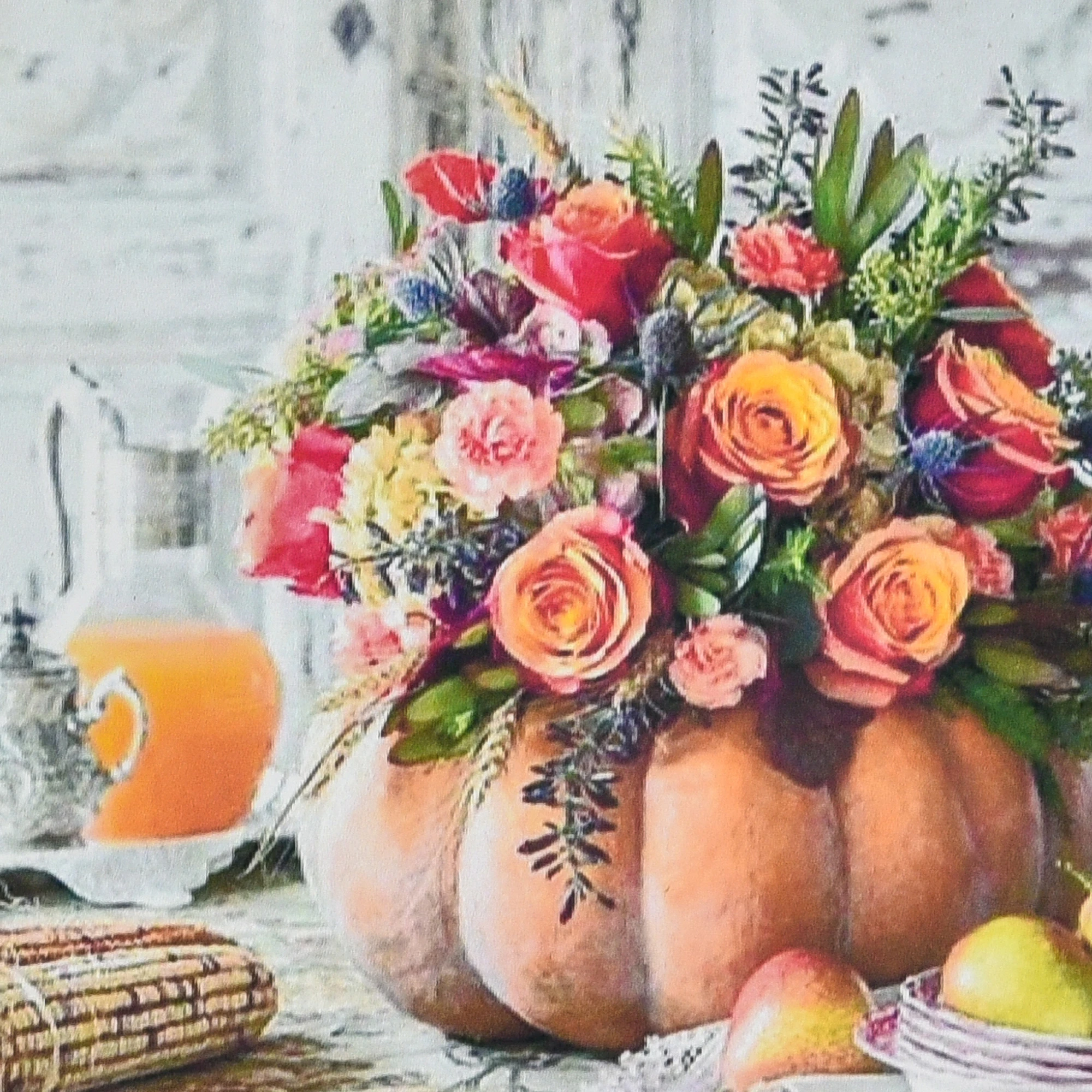 Mozaica cu Diamante 30x30 cm "Compoziție de toamnă"