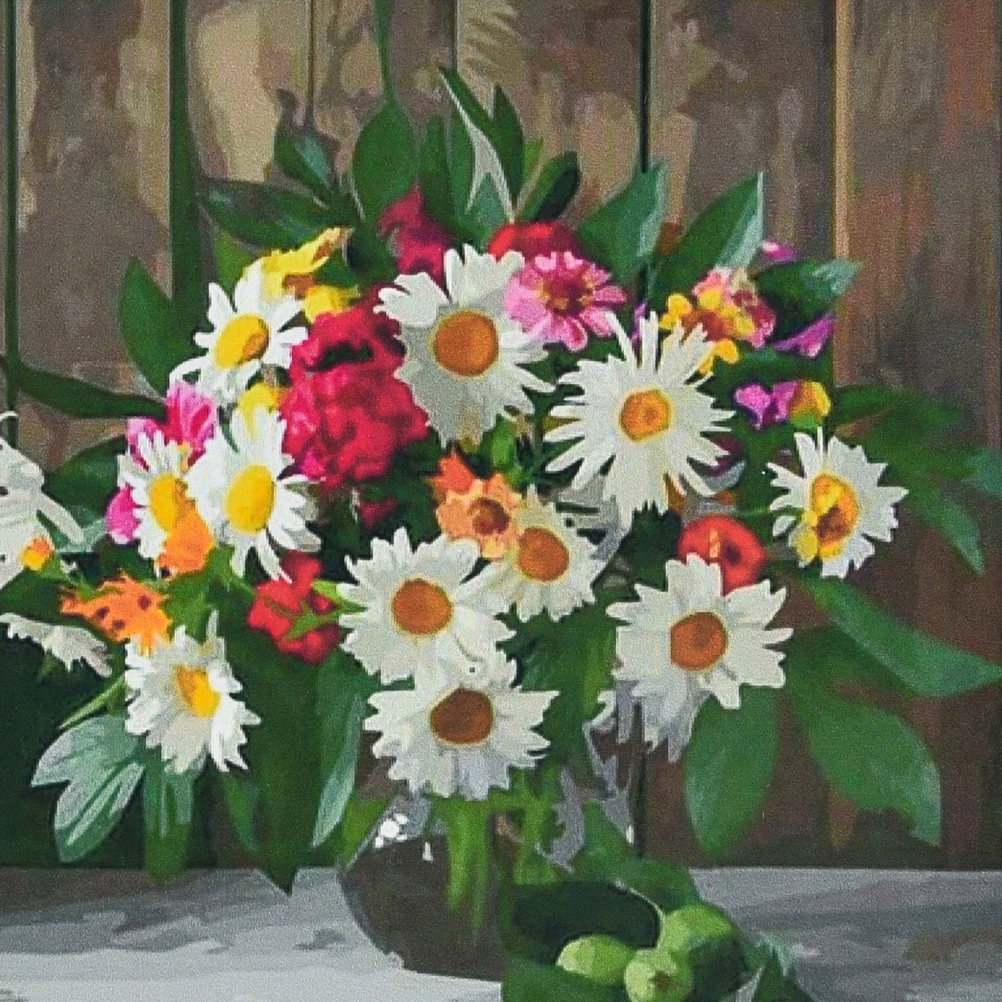 Mozaica cu Diamante 30x30 cm "Buchet de flori"