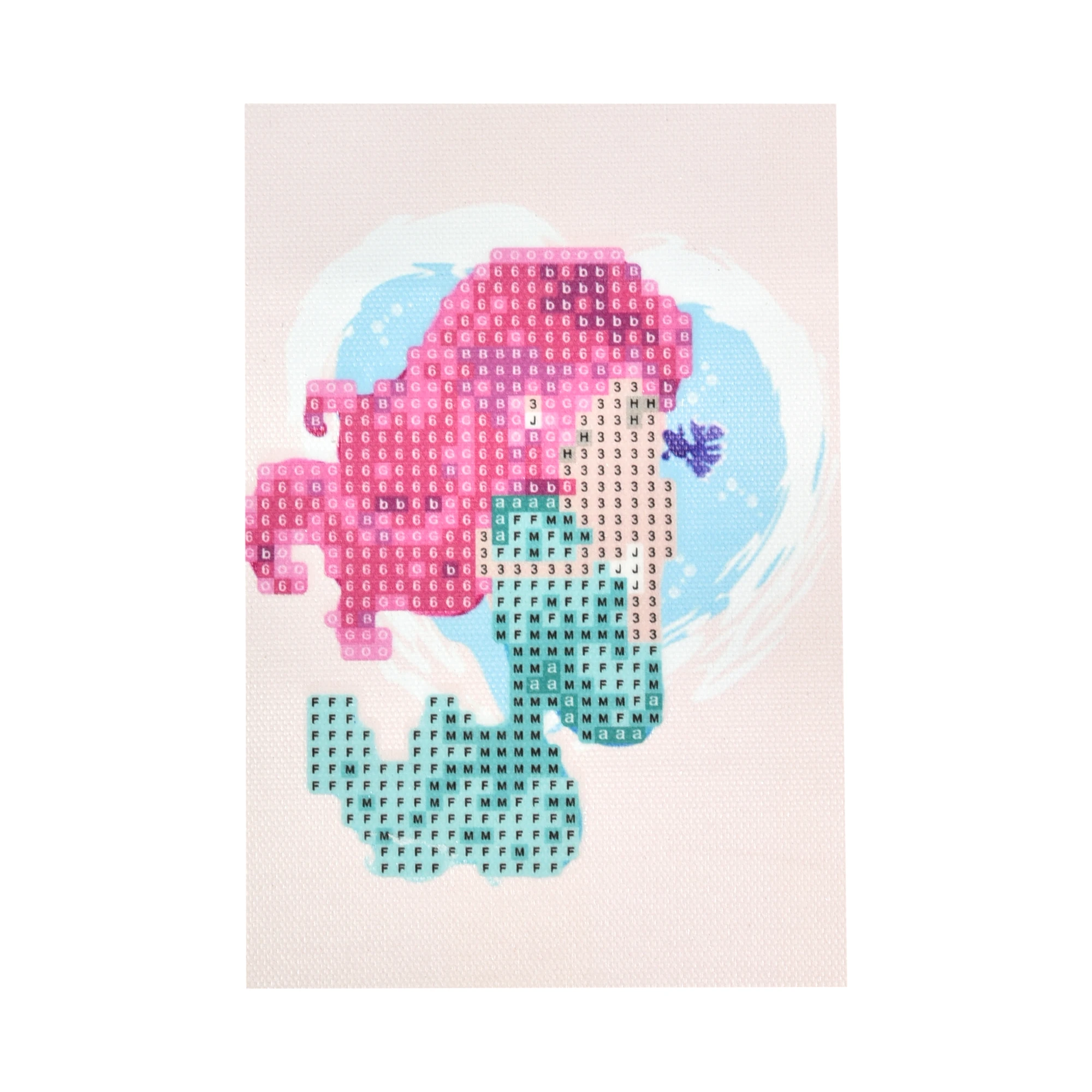 Mozaica cu Diamante 10x15 cm "Sirena drăguță"