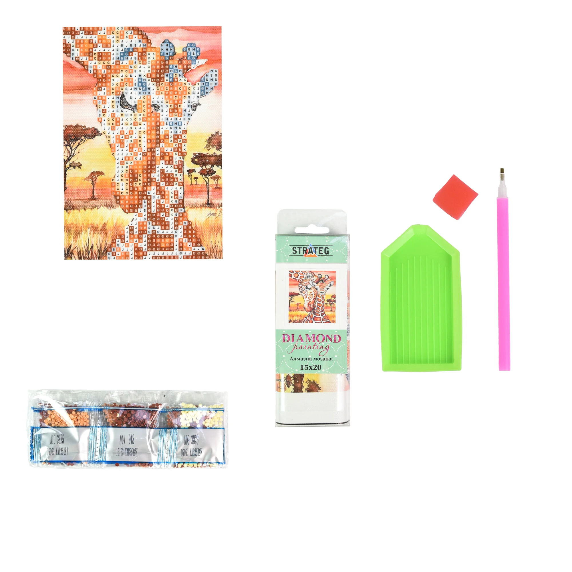 Mozaica cu Diamante 10x15 cm "În îmbrățișarea caldă"