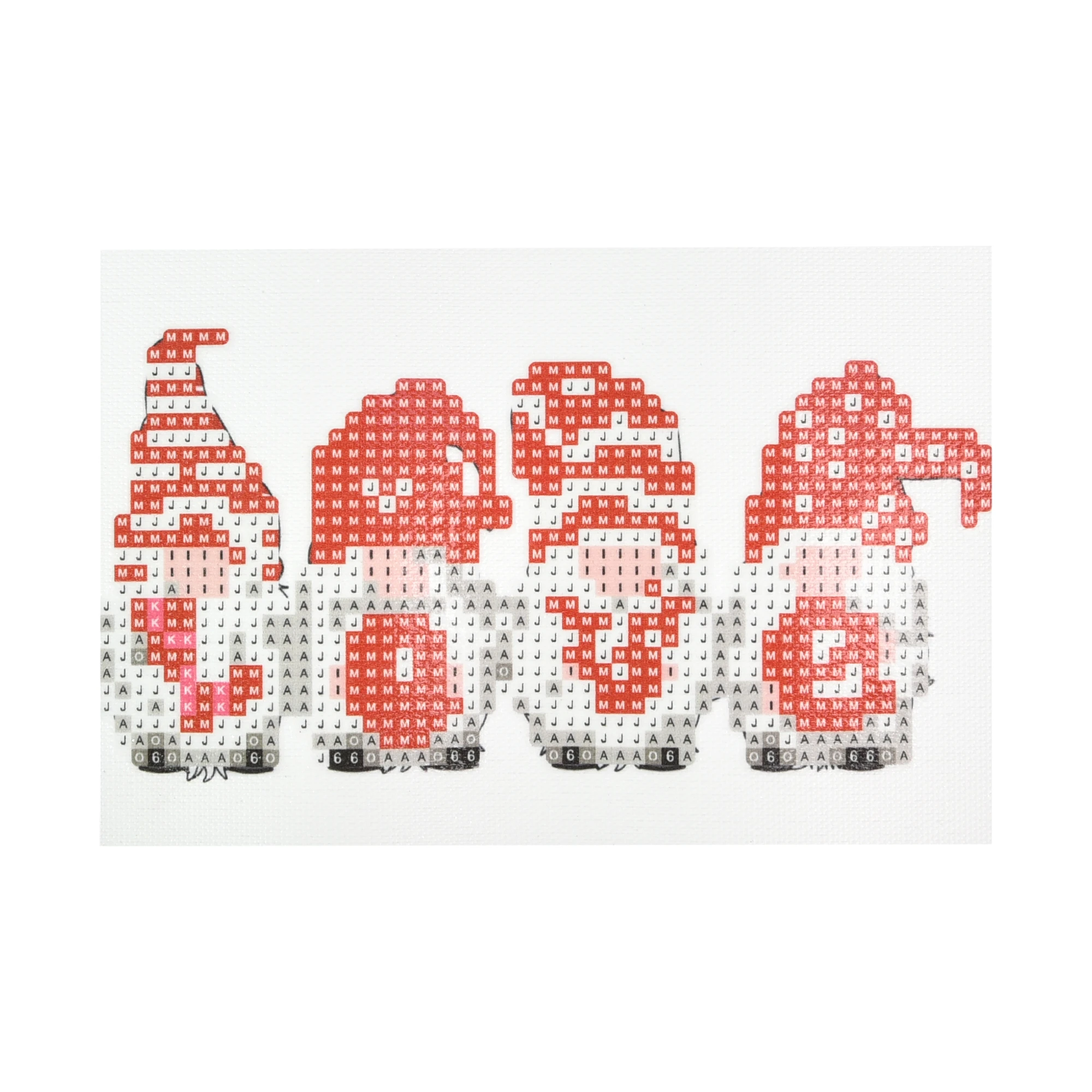 Mozaica cu Diamante 10x15 cm "Gnomii indragostiti"