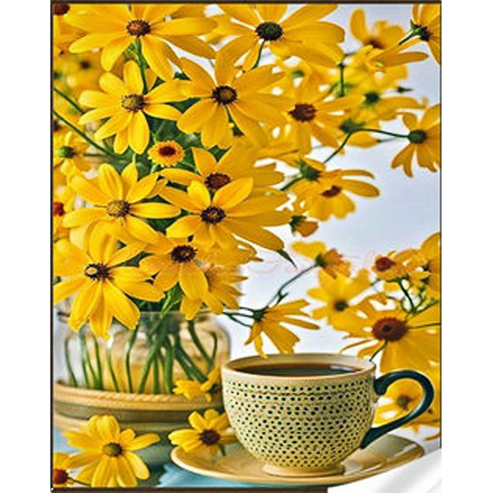 Mozaica cu Diamante 30x40 cm "Flori de Camp"