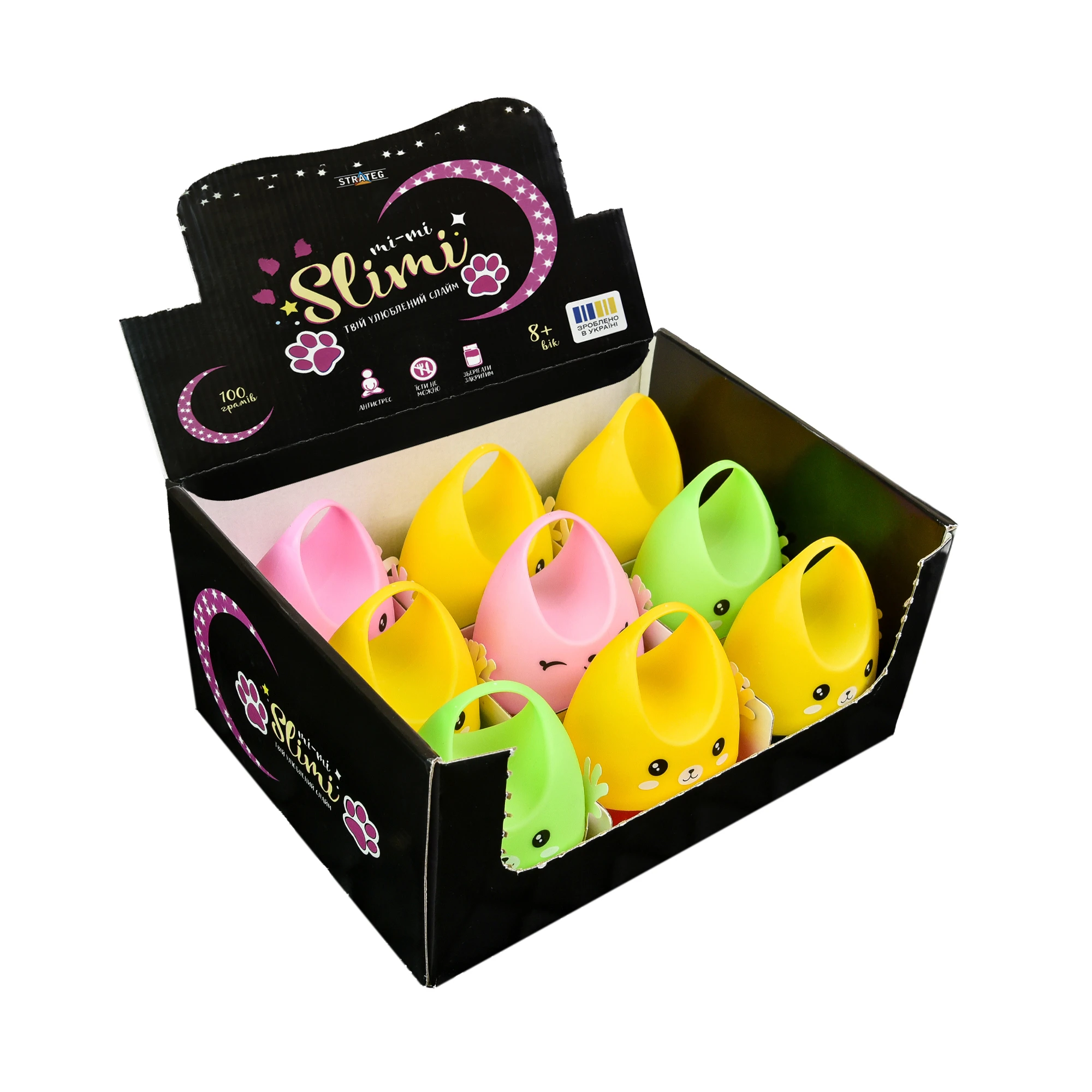 Slime set Mi-mi Pisicuta 140 gr.div.cul.(9)