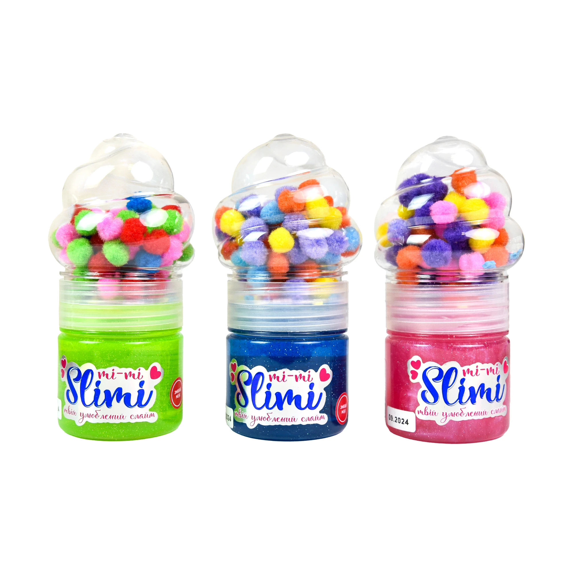 Slime set Mi-mi Slimi 140 gr.div.cul.(9)
