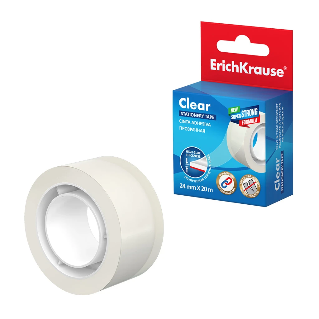 Bandă adezivă transparentă 24mmx20m