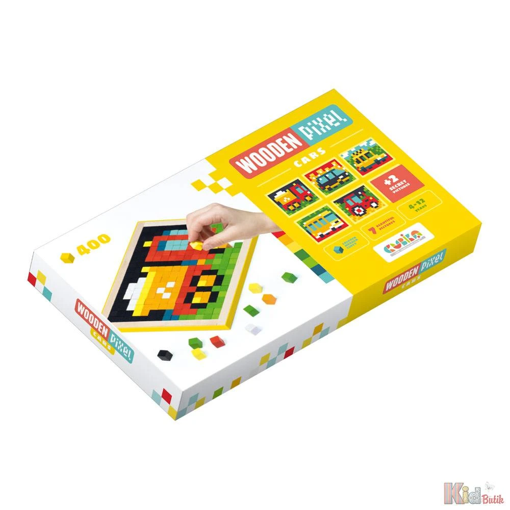 Mozaica din lemn "Masinute" (400 piese)