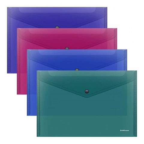 Mapa plastic A4 cu buton